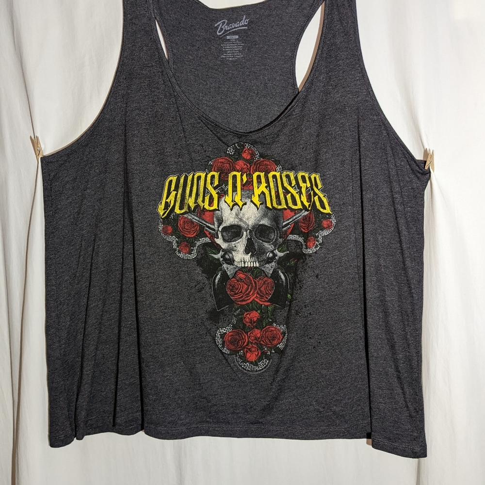 Torrid Guns N' Roses Racer Back Tank Size 4 4X - Picture 6 of 13